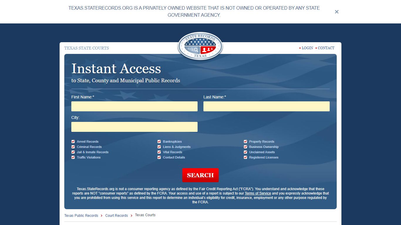 Texas State Courts | StateRecords.org